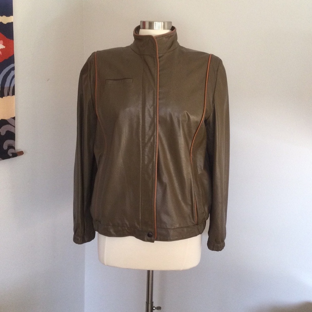 Vintage Genuine Leather Jacket from Argentina
